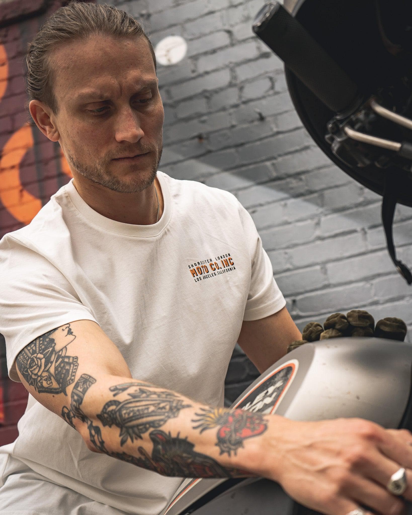 BSMC Billboard T-Shirt - Off White - Image 6