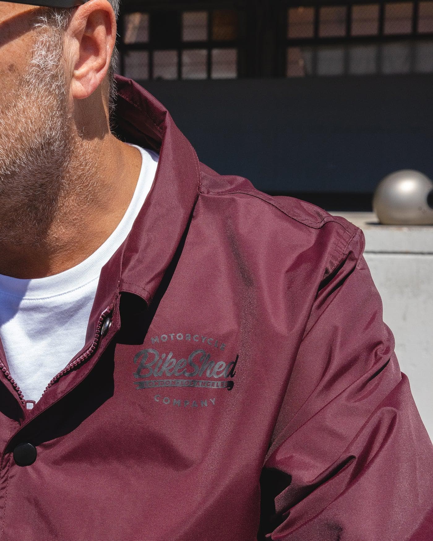 BSMC Company Coach Jacket - Burgundy - Image 4