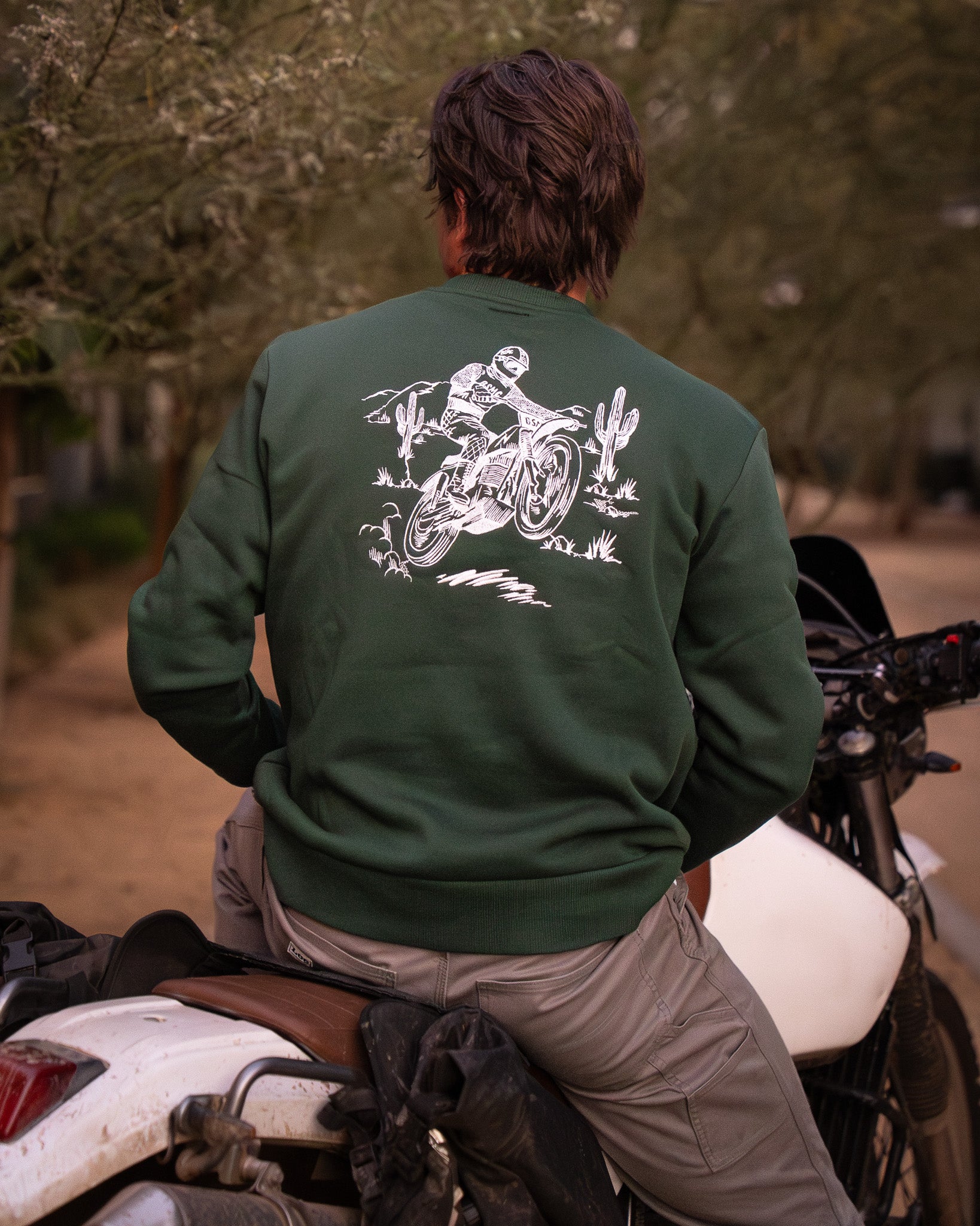 BSMC Desert Race Sweatshirt - Green - Image 8