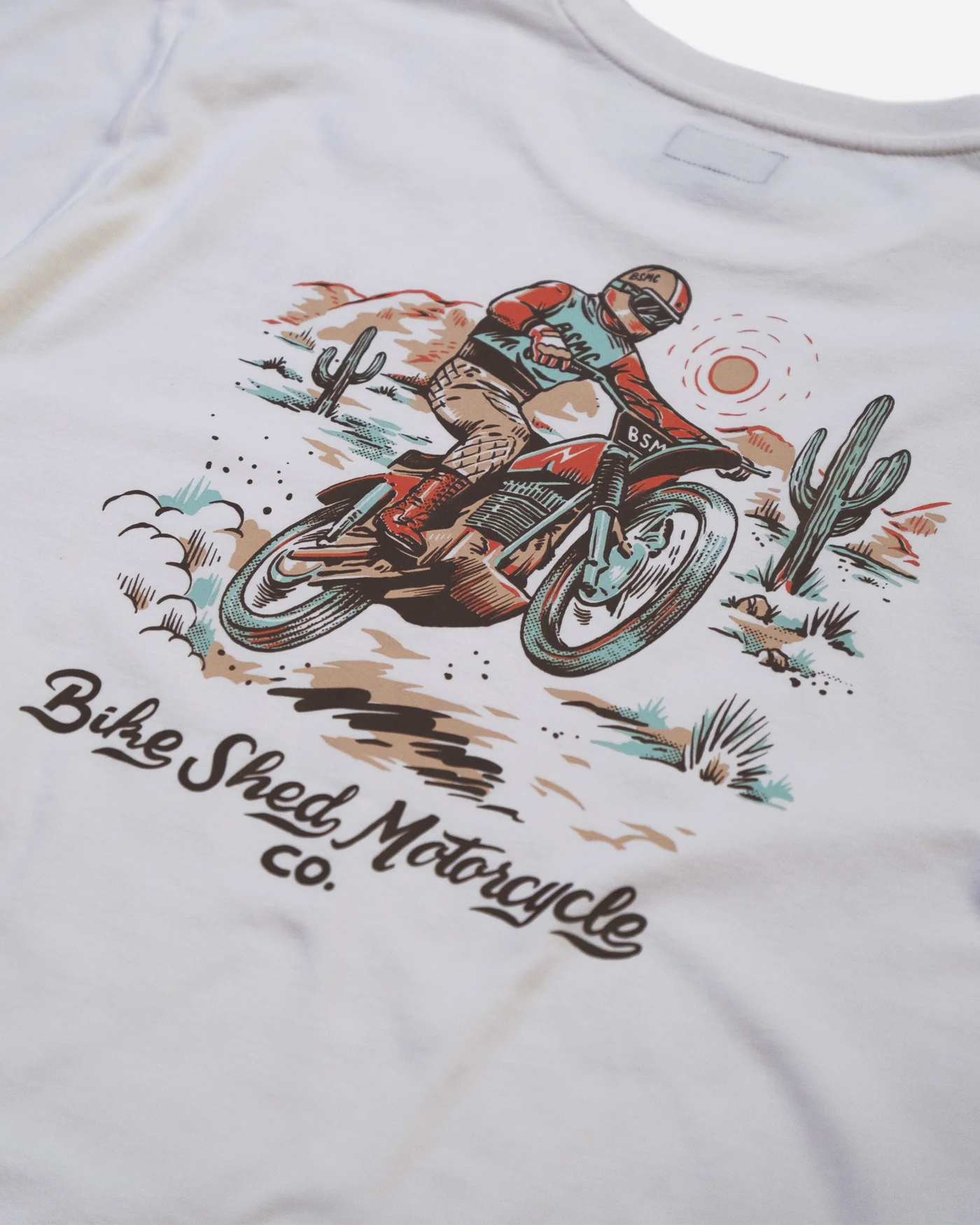 BSMC Desert Race T-Shirt - Ecru/Multi - Image 9