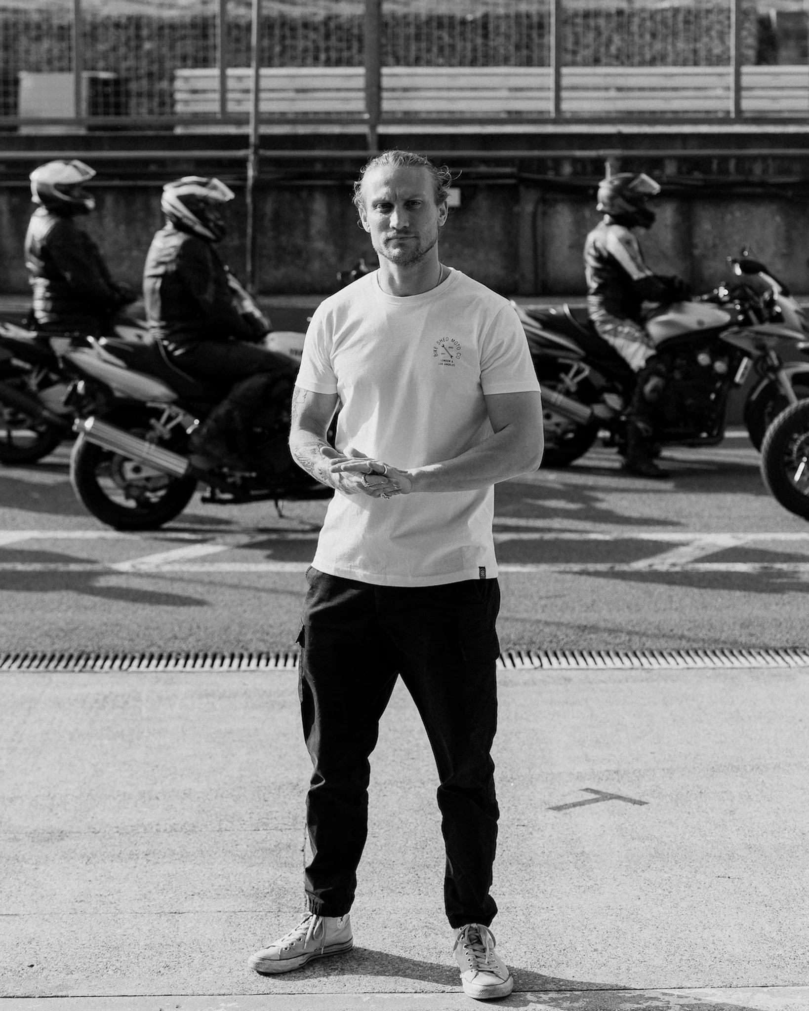 BSMC Drop Bars T-Shirt - White - Image 7