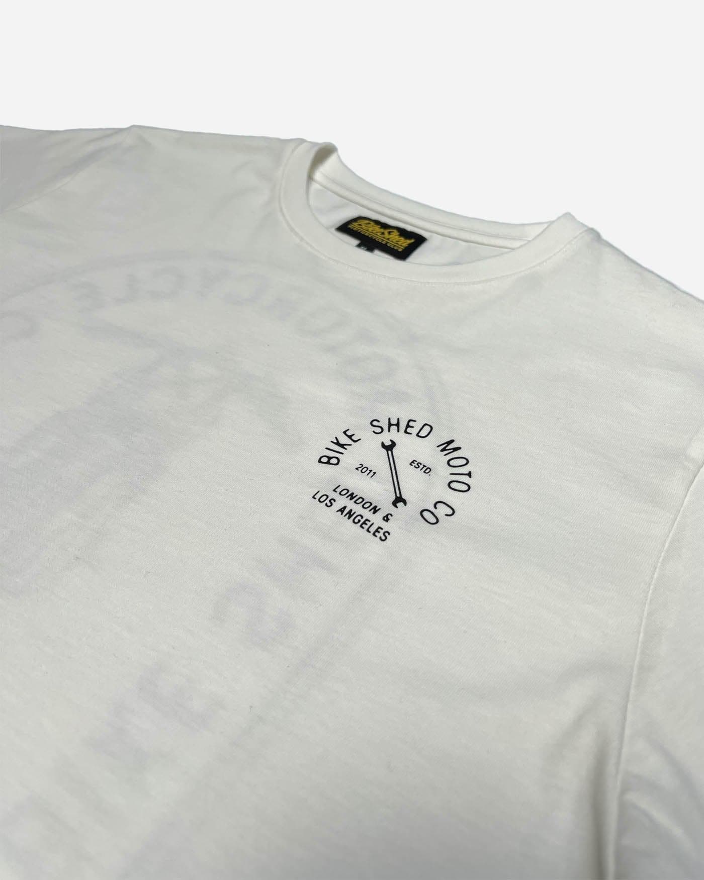 BSMC Drop Bars T-Shirt - White - Image 9