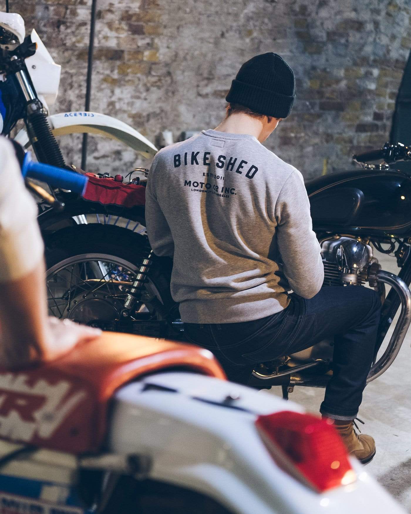 BSMC ESTD. Sweatshirt - Grey Marl - Image 6