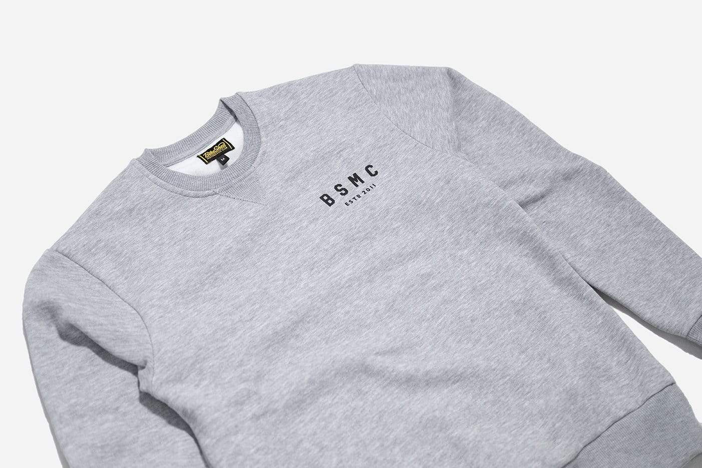 BSMC ESTD. Sweatshirt - Grey Marl - Image 8