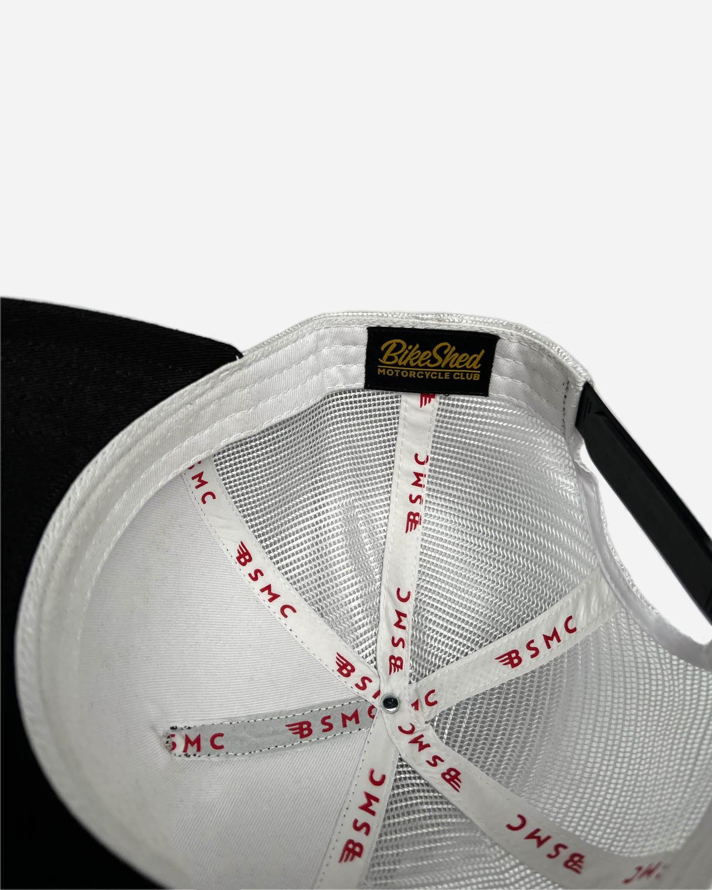 BSMC Garage Patch Cap - Black/White - Image 6