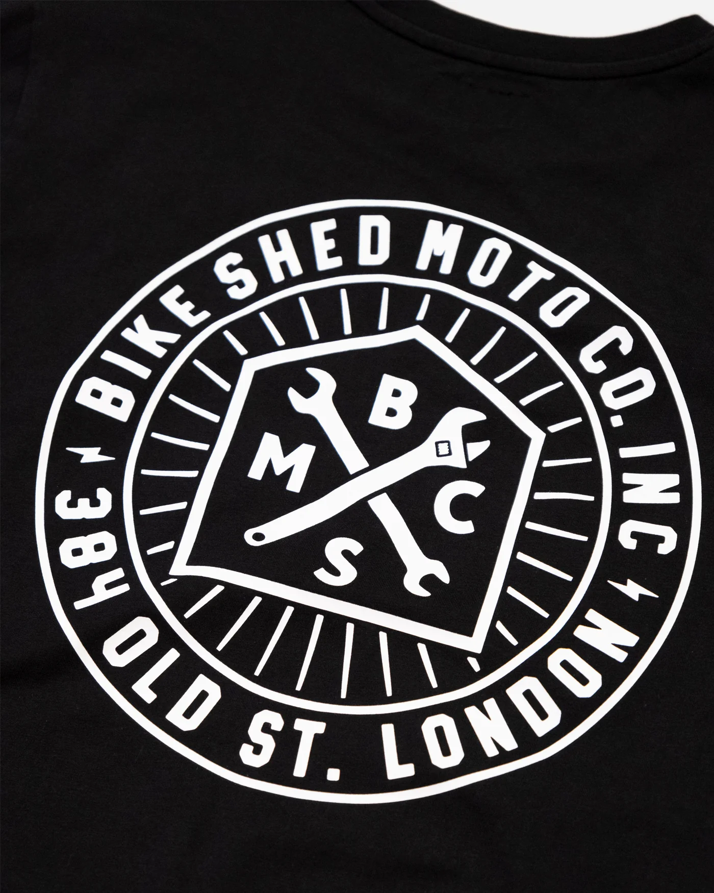 BSMC London Roundel T-Shirt - Washed Black - Image 6