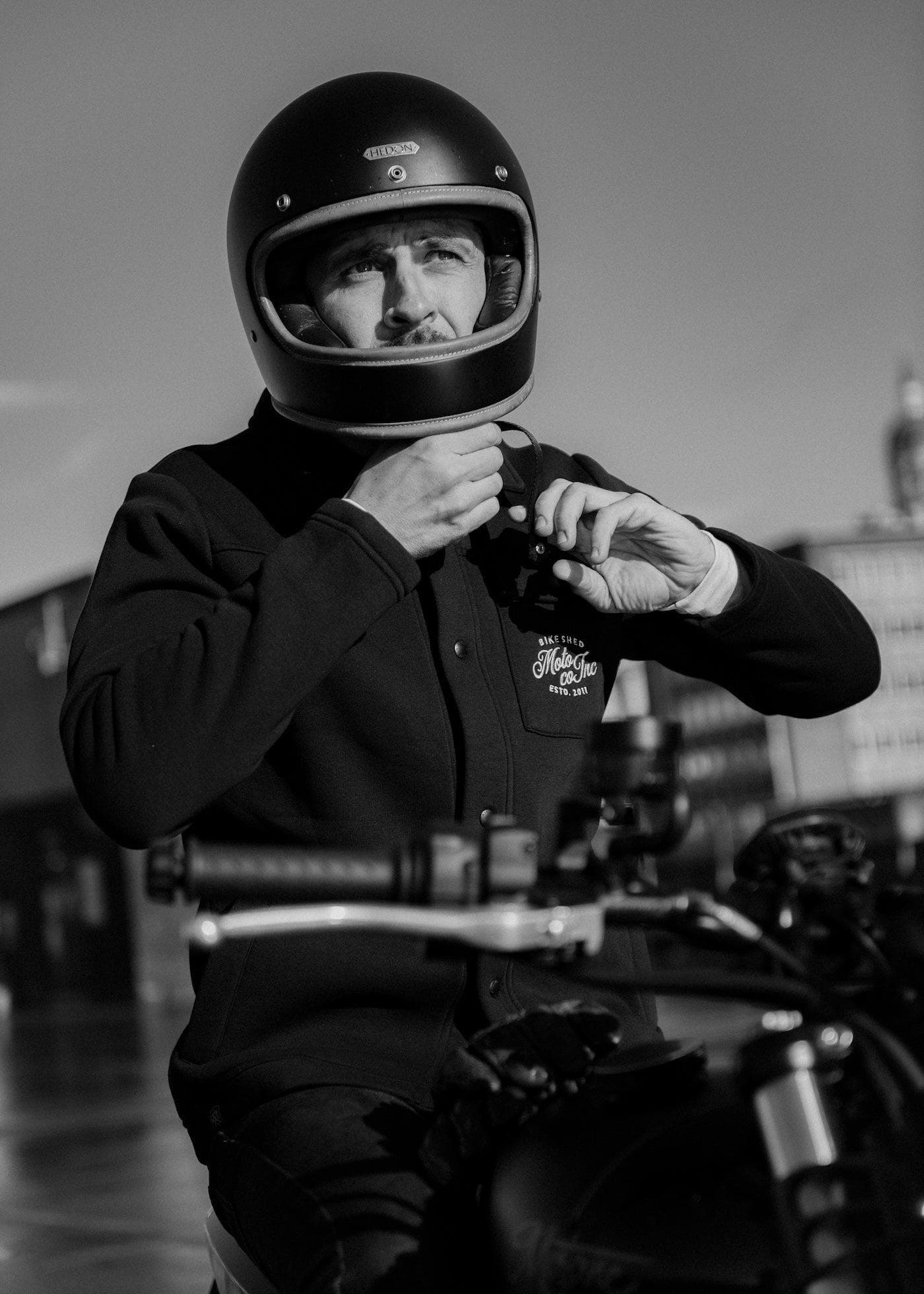 BSMC Moto Co Brushback Overshirt - Black - Image 4