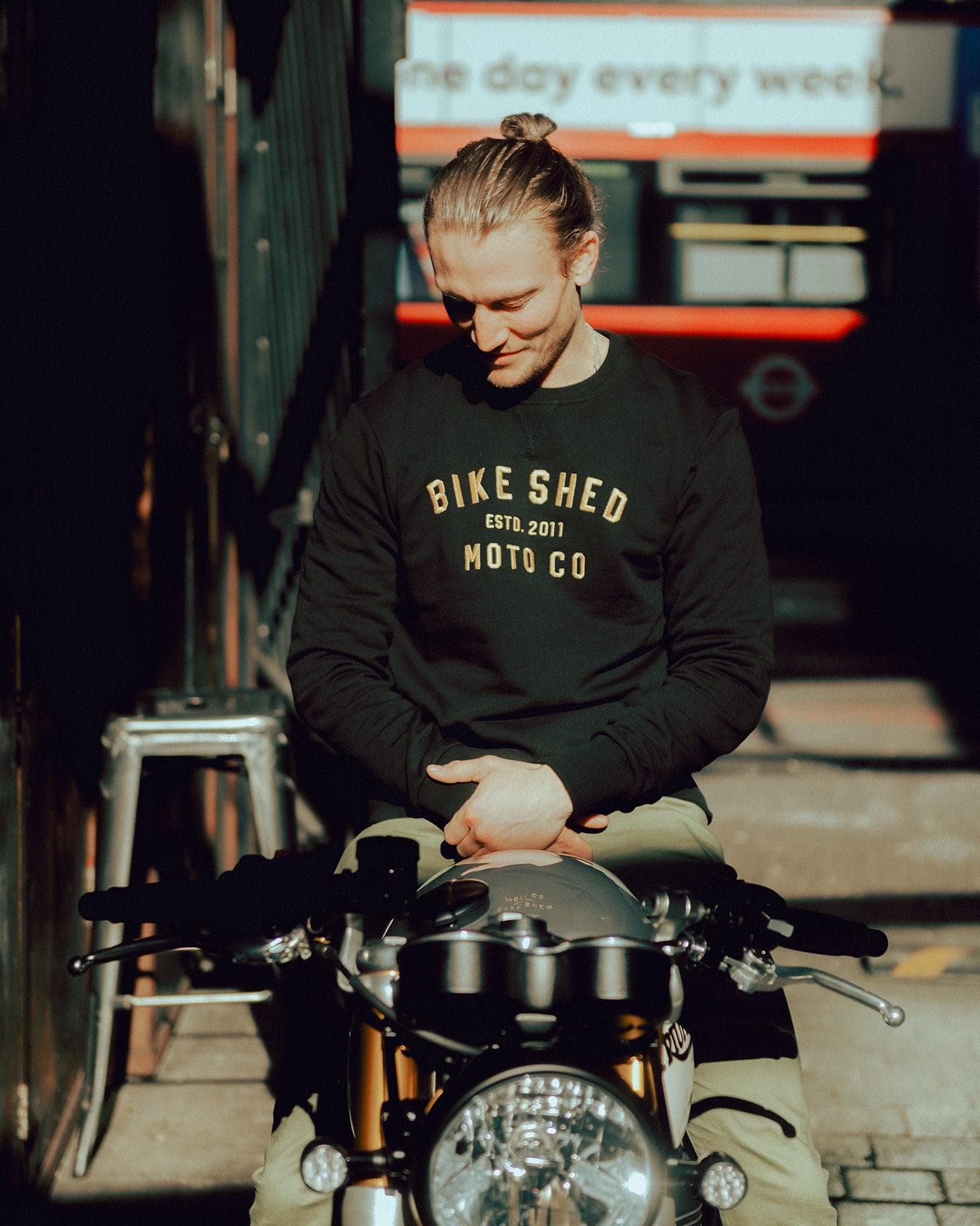 BSMC Moto Co. Sweat - Black/Gold - Image 5