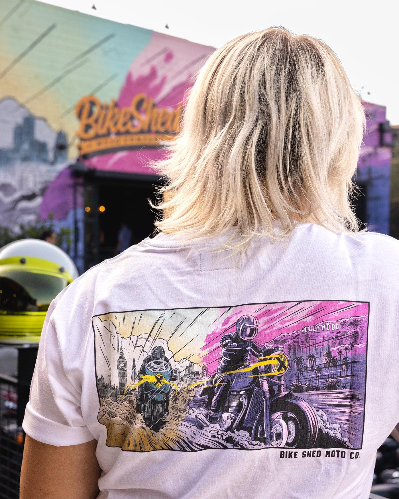 BSMC Mural T-Shirt - White - Image 3