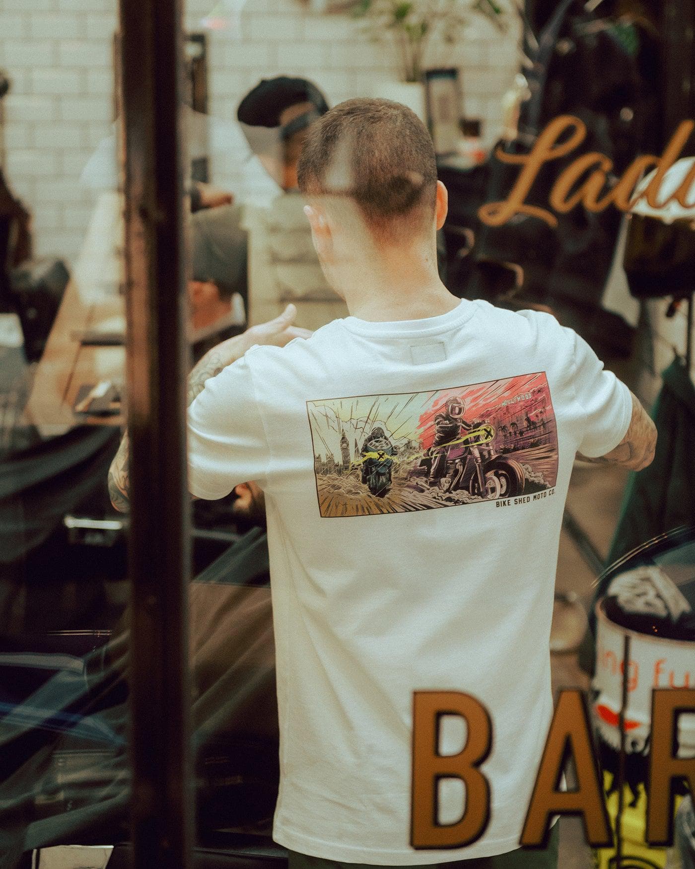 BSMC Mural T-Shirt - White - Image 6