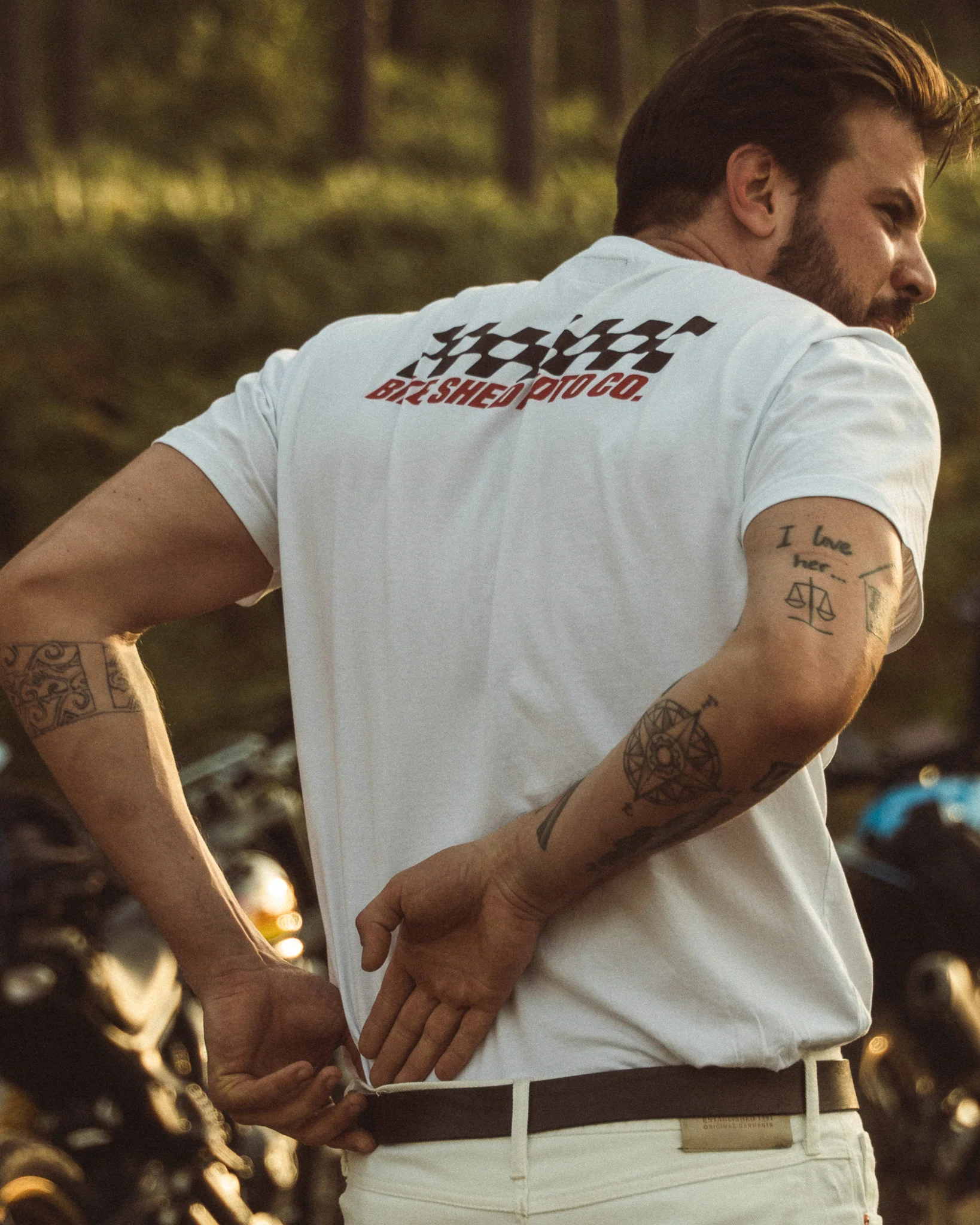 BSMC Race T-Shirt - White - Image 5