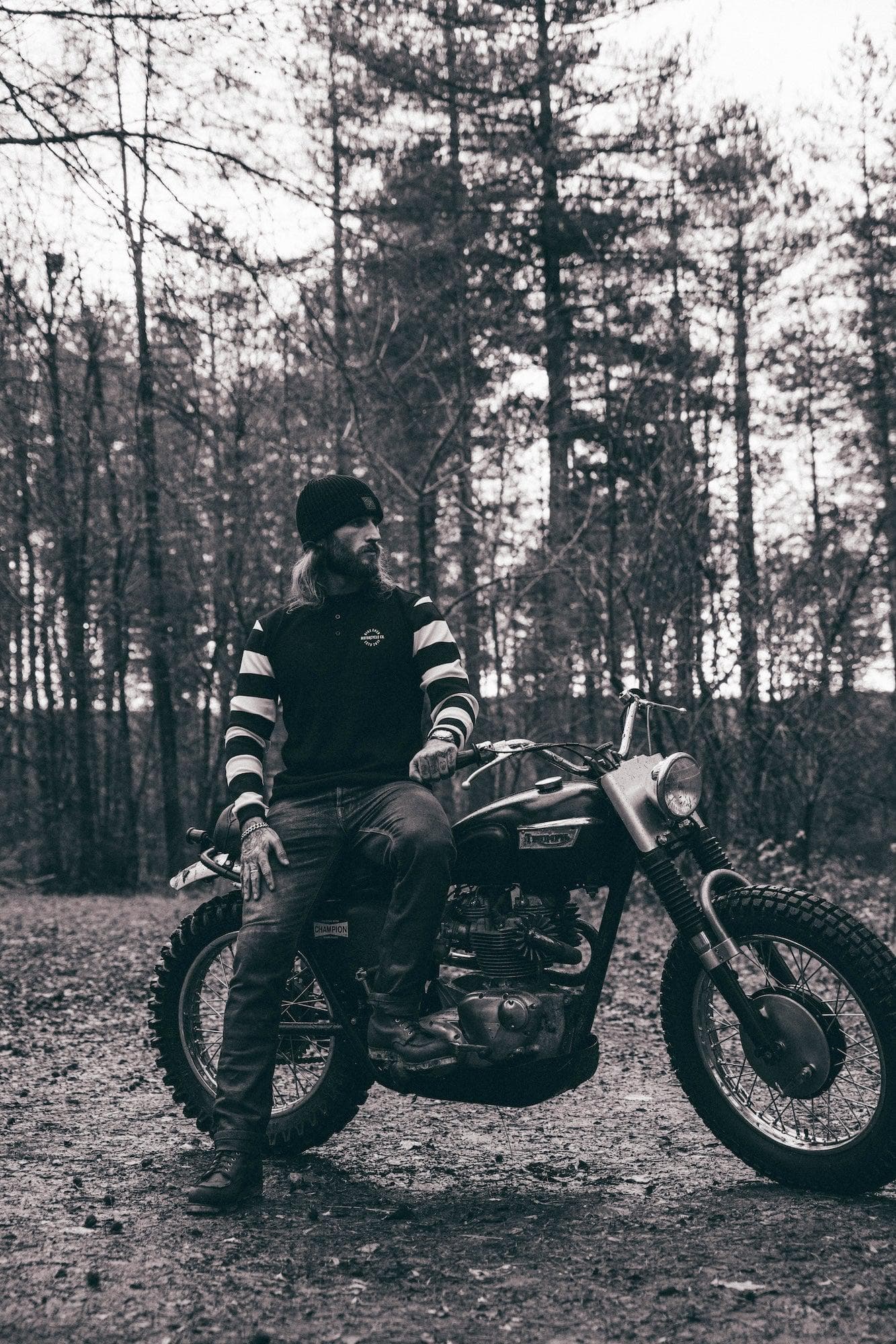 BSMC Rocker Long Sleeve Waffle - Black/Cream - Image 6