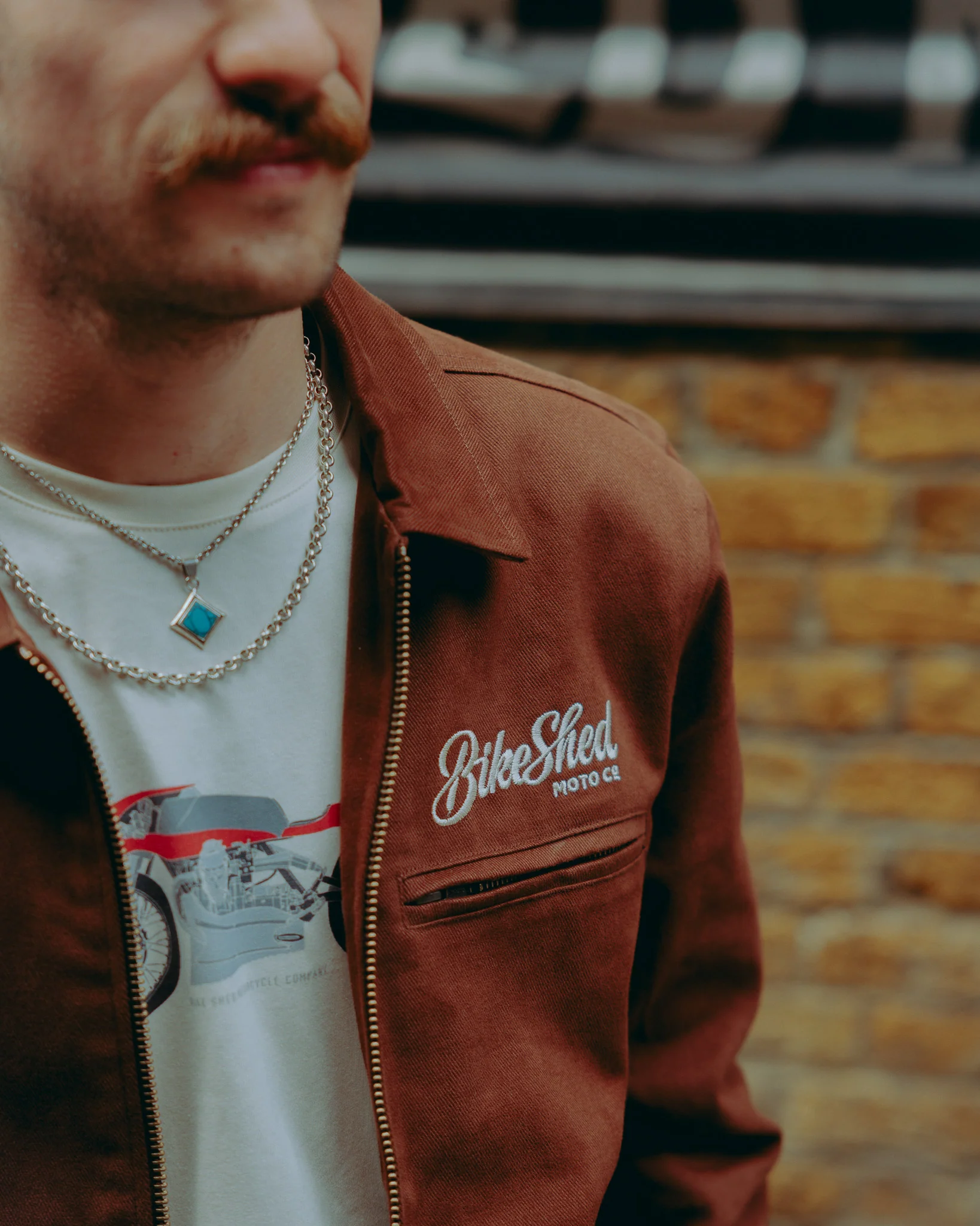 BSMC Twill Jacket - Brown - Image 5