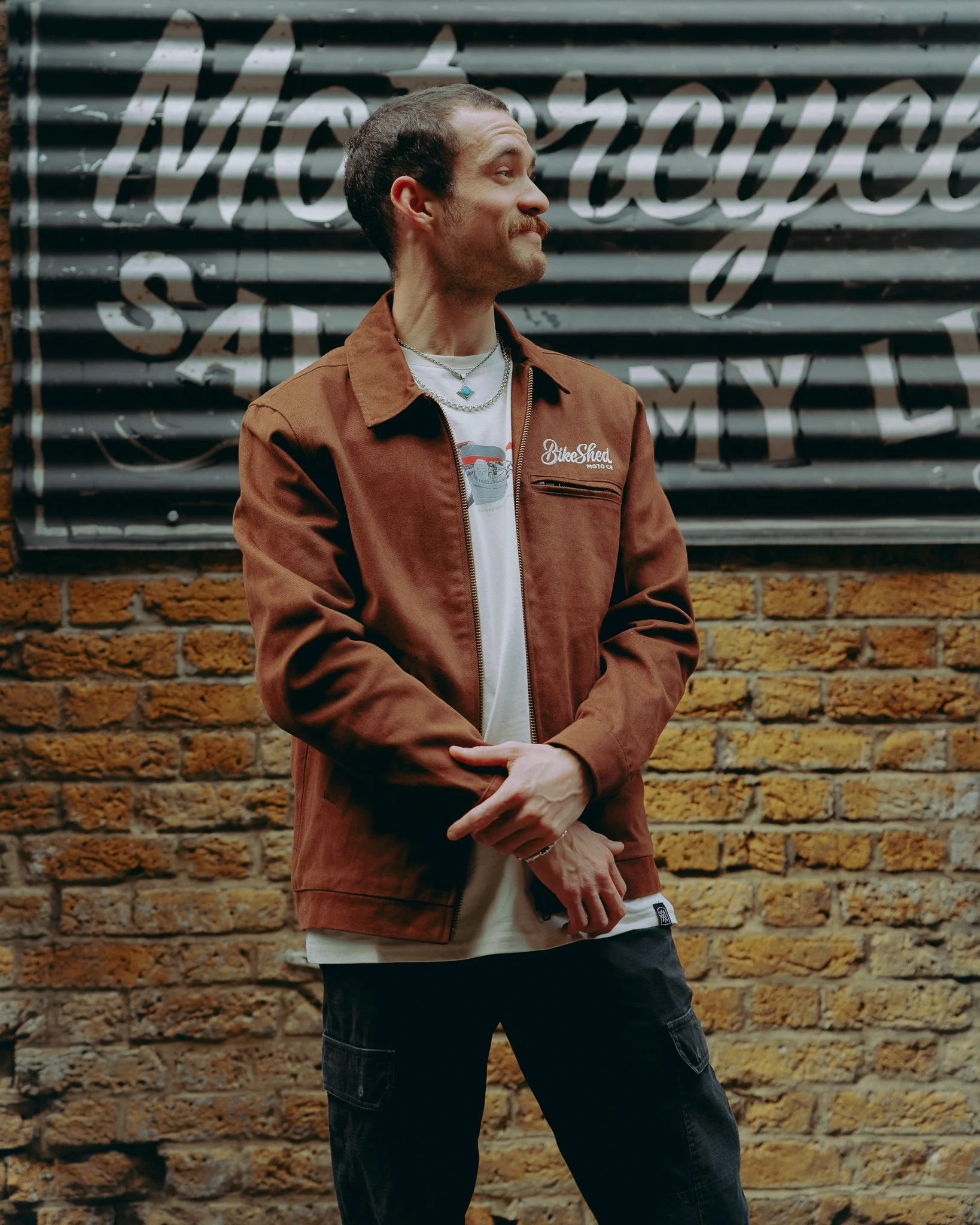 BSMC Twill Jacket - Brown - Image 7