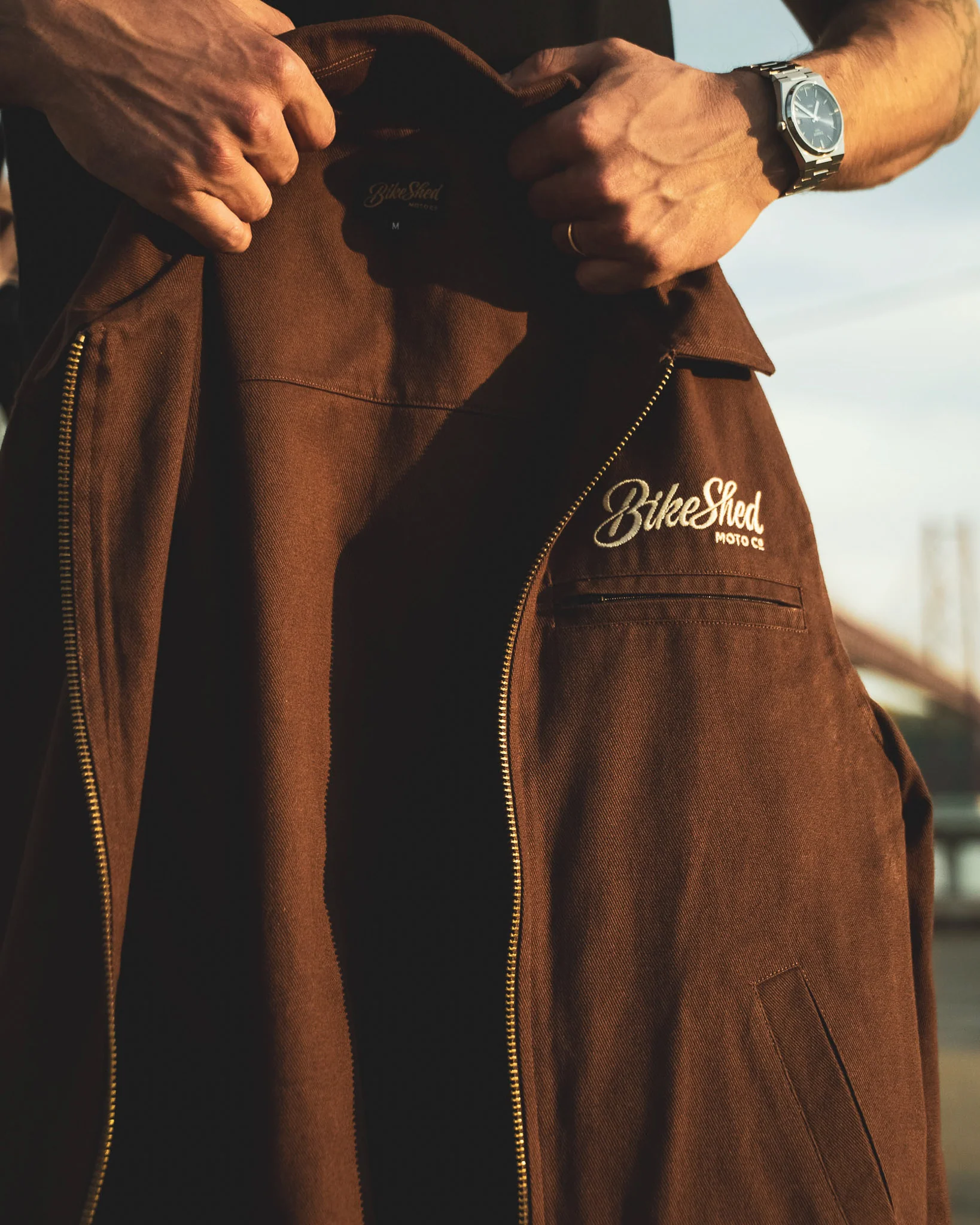 BSMC Twill Jacket - Brown - Image 9