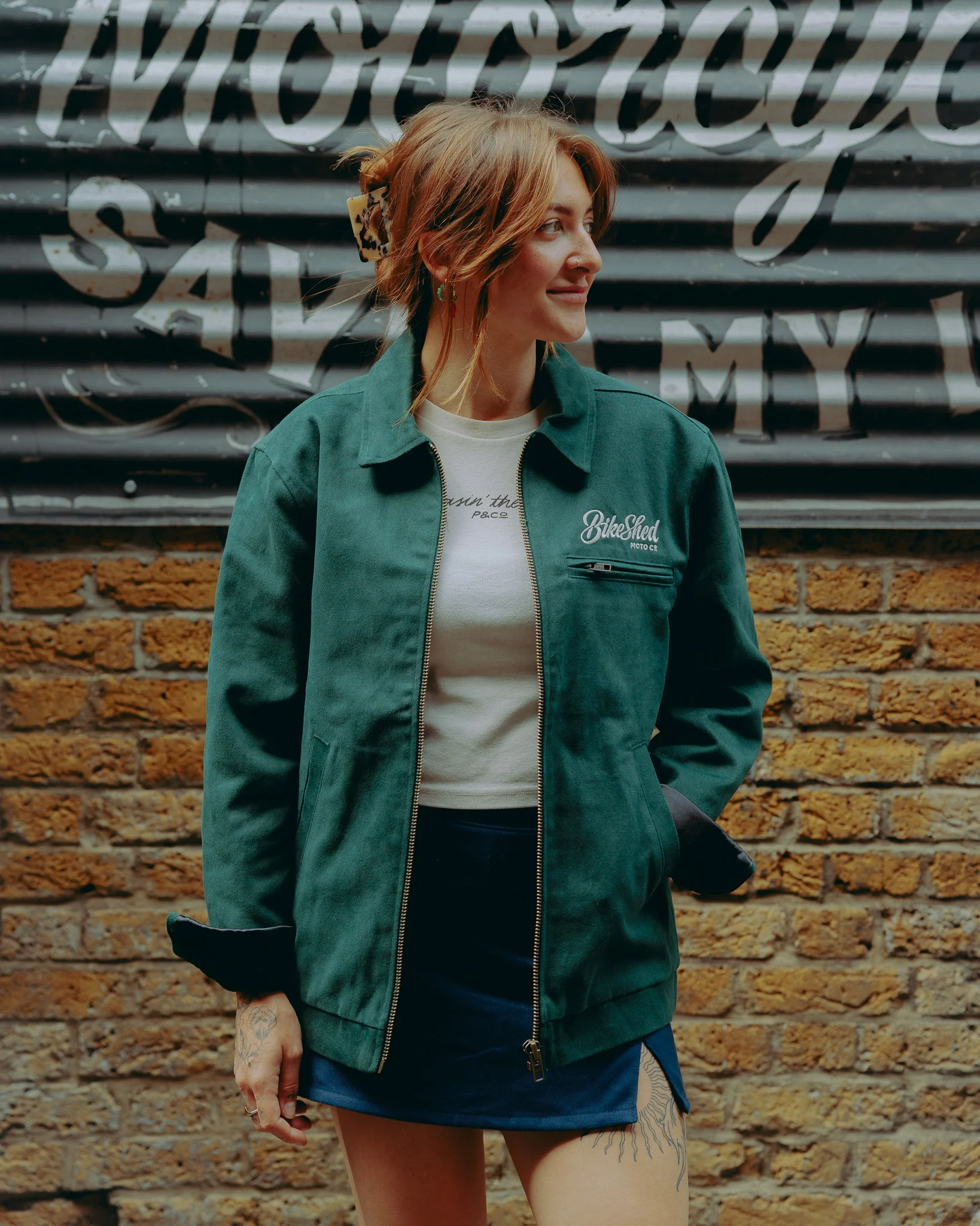 BSMC Twill Jacket - Dark Green - Image 10