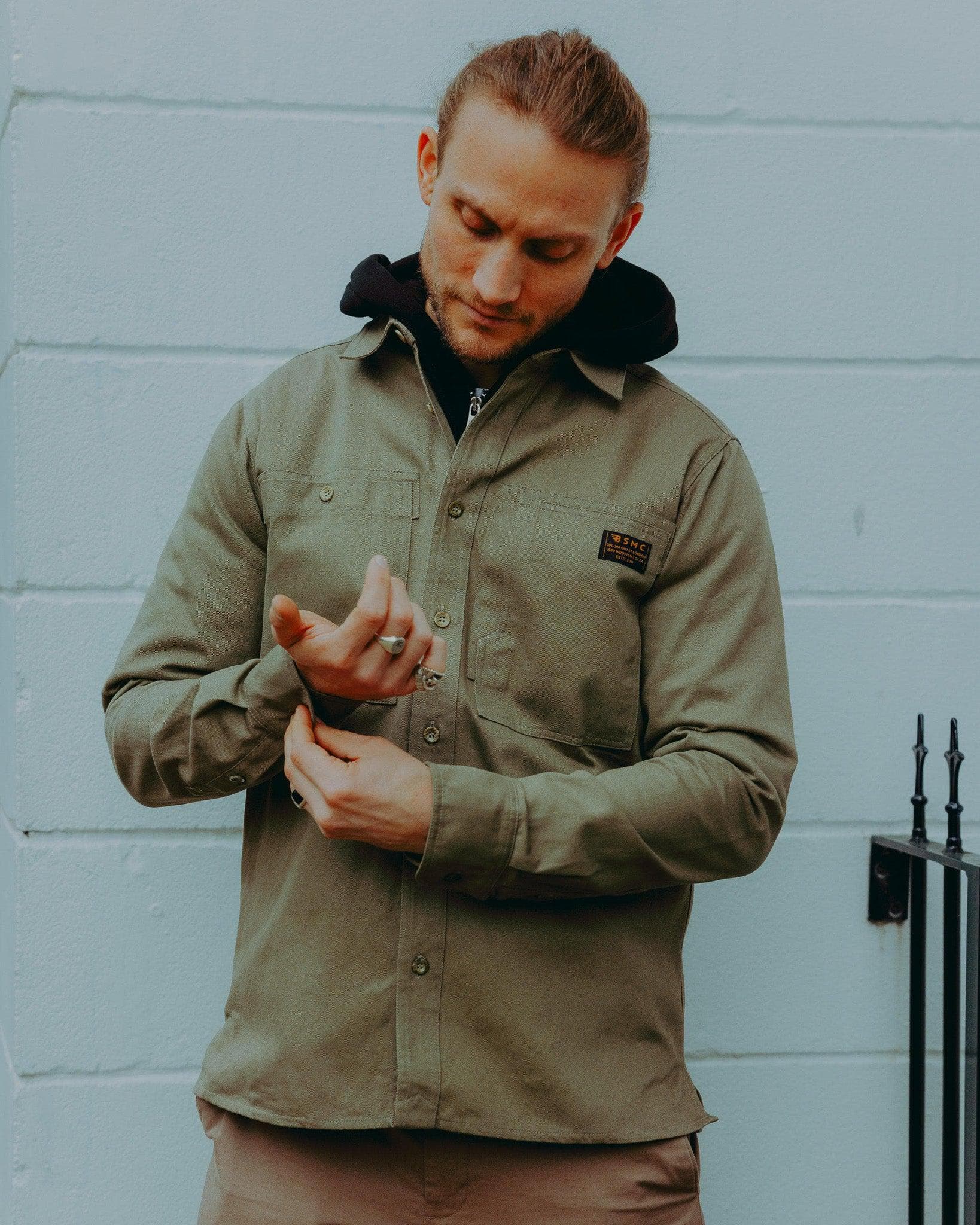 BSMC Twill Utility Shirt - Light Khaki - Image 7