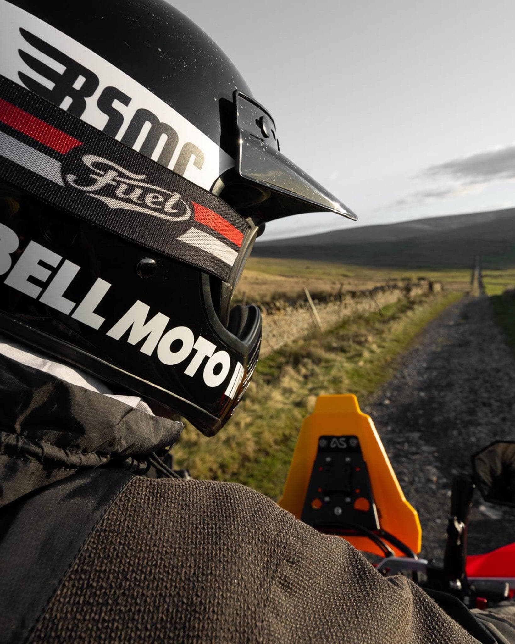 BSMC x Bell Moto 3 Helmet Black - Image 4