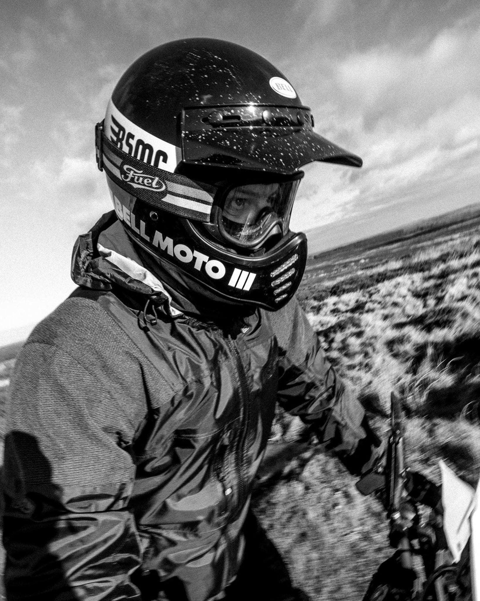 BSMC x Bell Moto 3 Helmet Black - Image 9