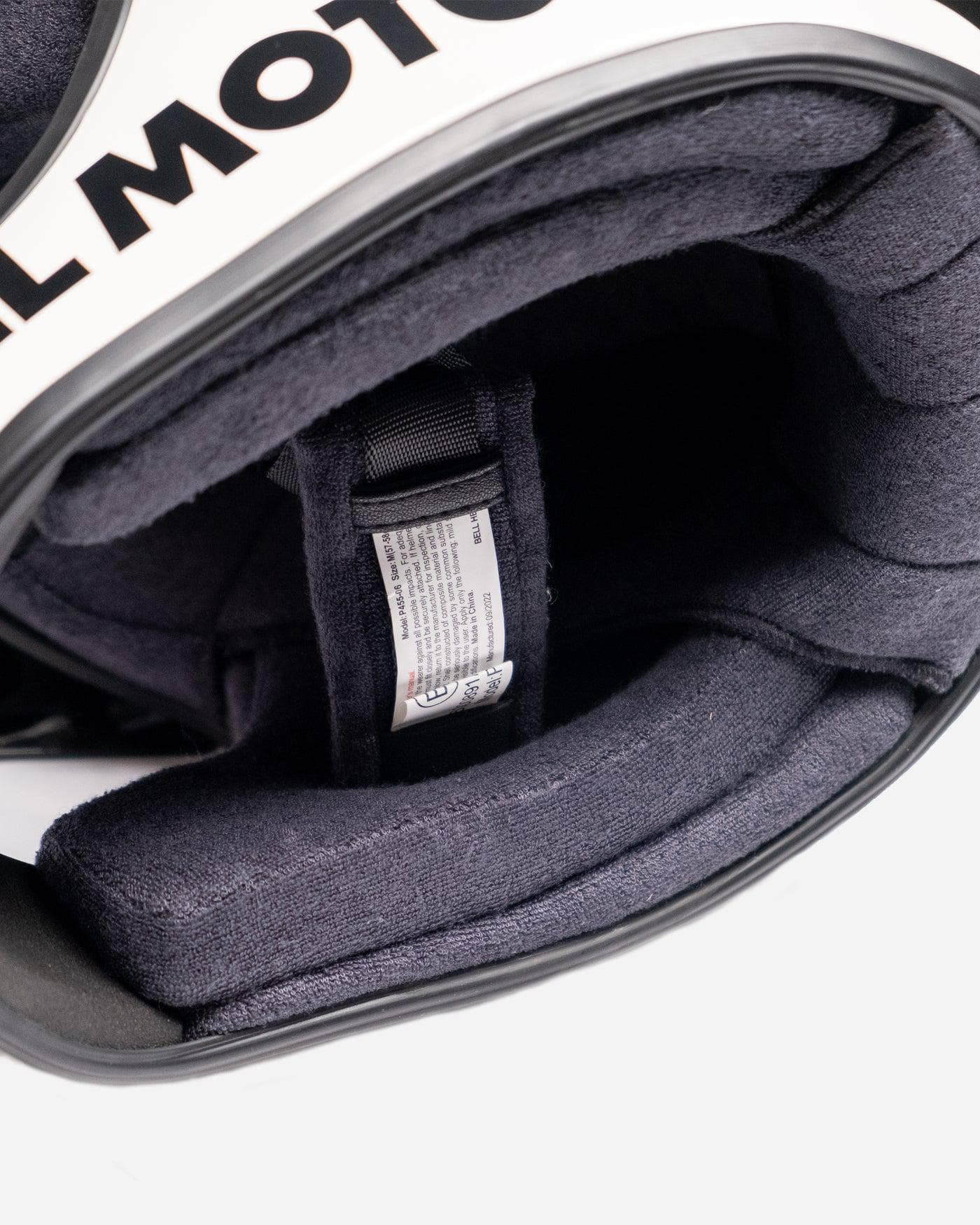 BSMC x Bell Moto 3 Helmet White - Image 11