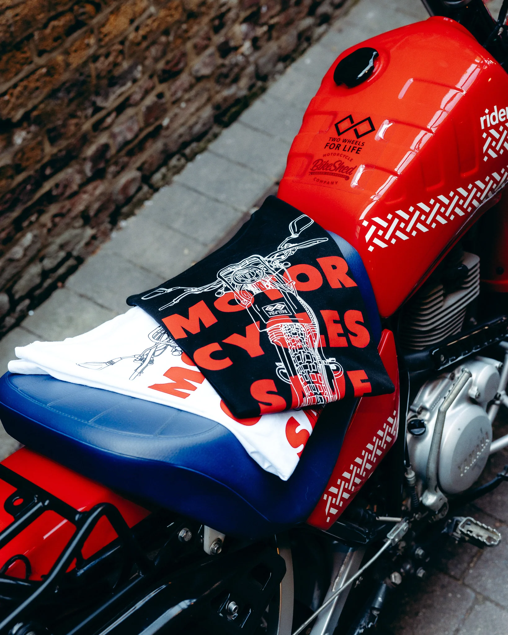 BSMC x Two Wheels For Life T-Shirt - Black - Image 6