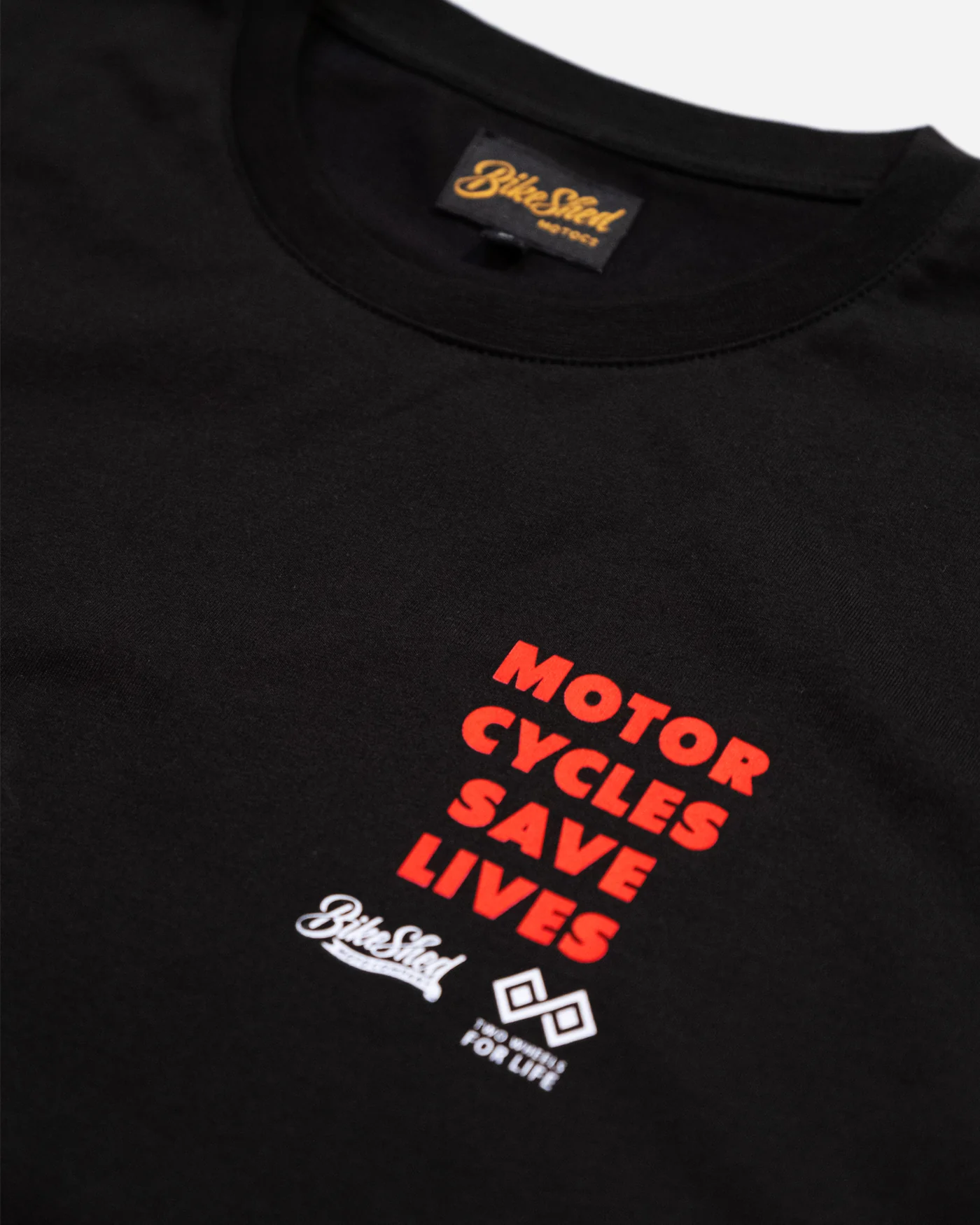 BSMC x Two Wheels For Life T-Shirt - Black - Image 8