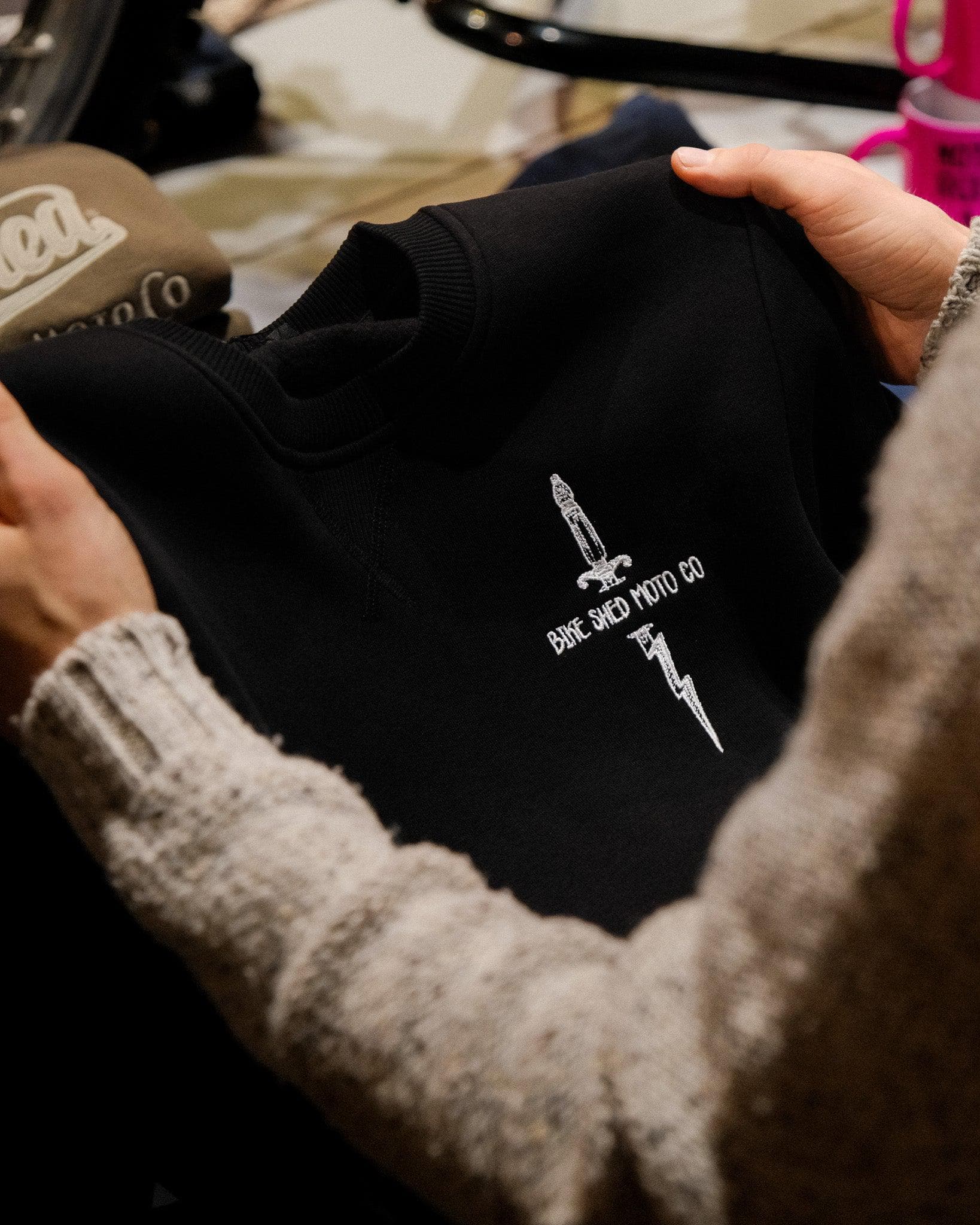BSMC Zeus Embroidered Sweatshirt - Black - Image 8