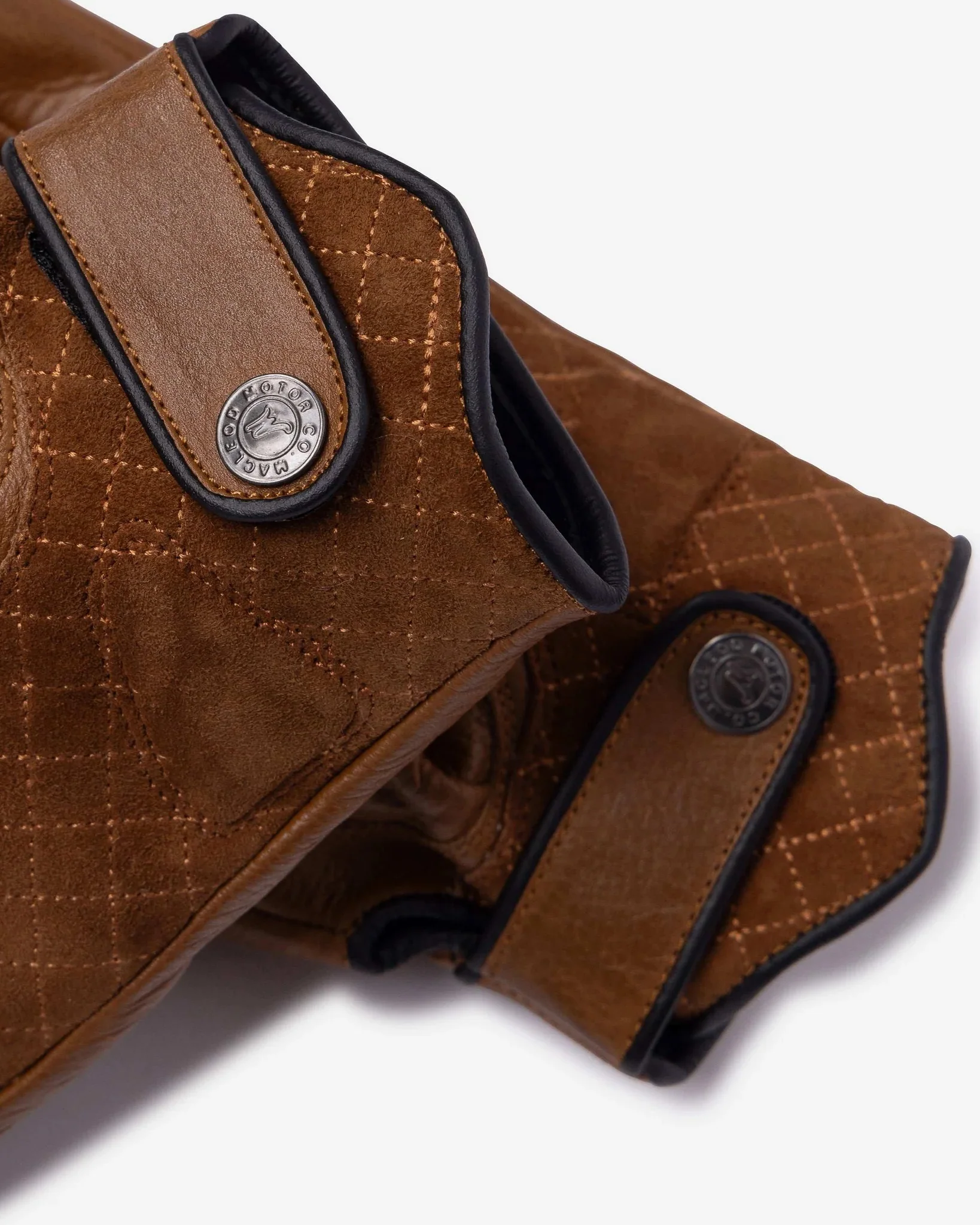 Macleod Rebel Leather Gloves - Brown - Image 3