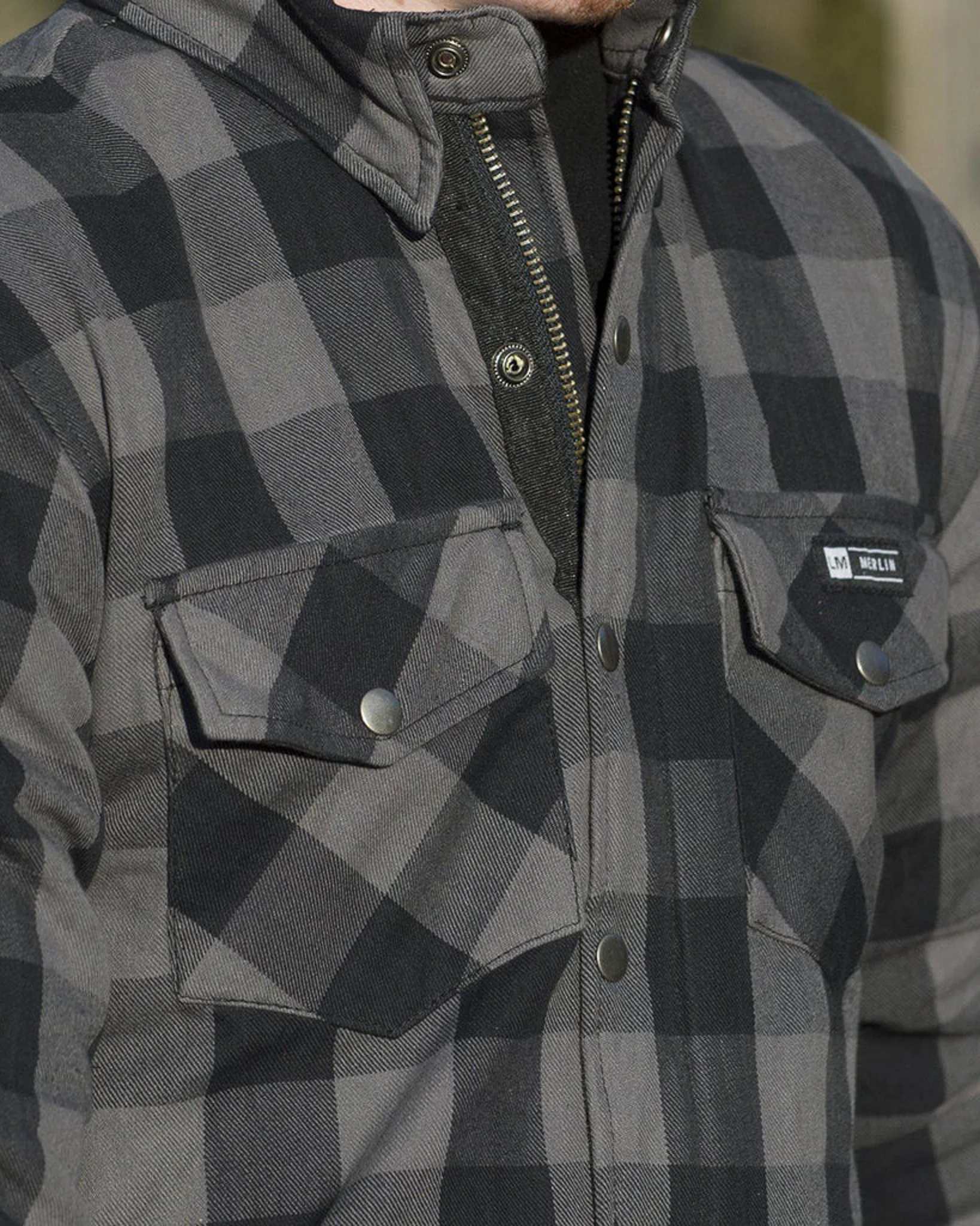 Merlin Axe Riding Shirt - Grey - Image 2