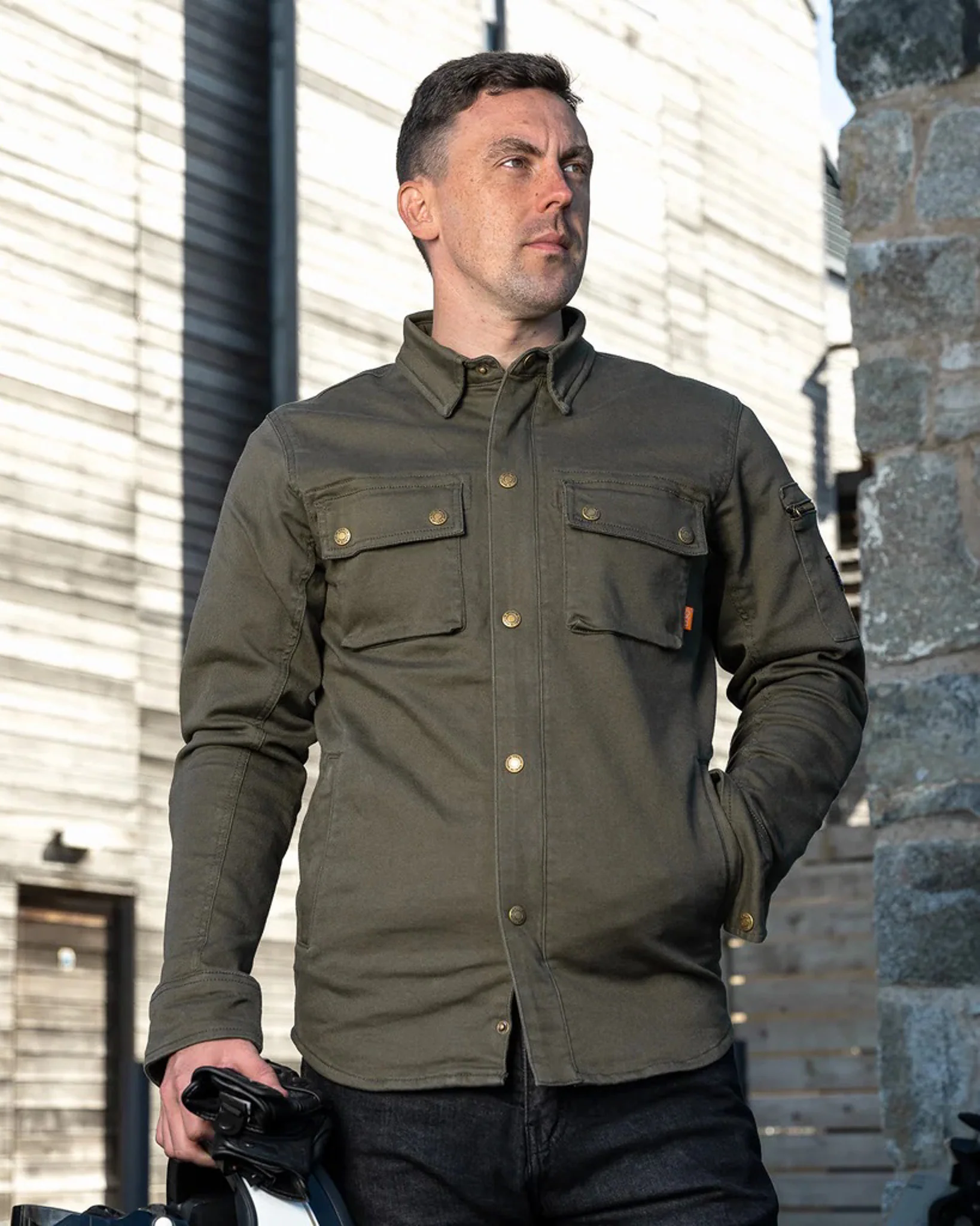 Merlin Brody Riding Shirt - Green - Image 3
